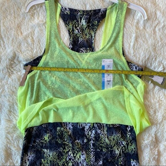 New Z by Zobha Double Layer Printer Tank, size Large, lightweight, racerback. - Picture 7 of 8